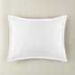 European Washed Linen Sham, White
