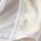 Binded edge Favorite Reversible Cotton Blanket White