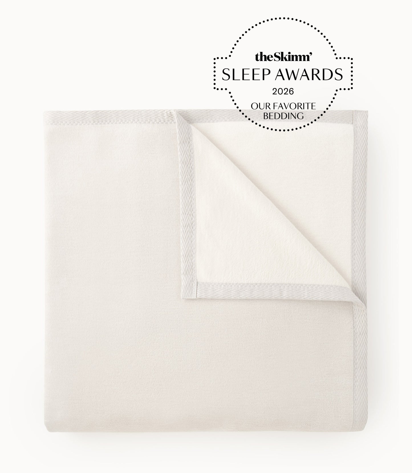 Favorite Reversible Cotton Blanket Flint theSkimm Sleep Awards