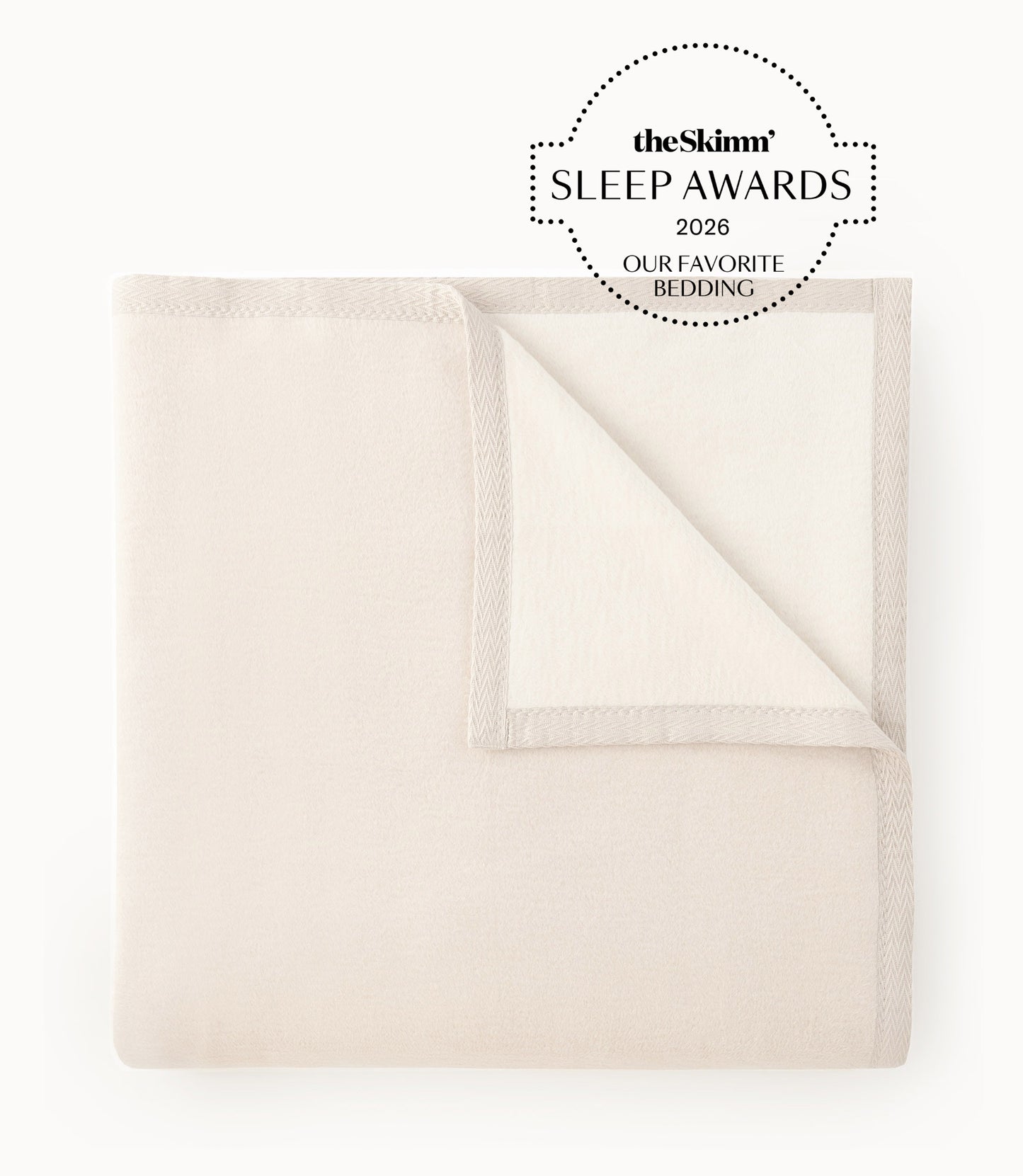 Favorite Reversible Cotton Blanket Flint theSkimm Sleep Awards