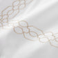 Detail of Filigree embroidery Linen