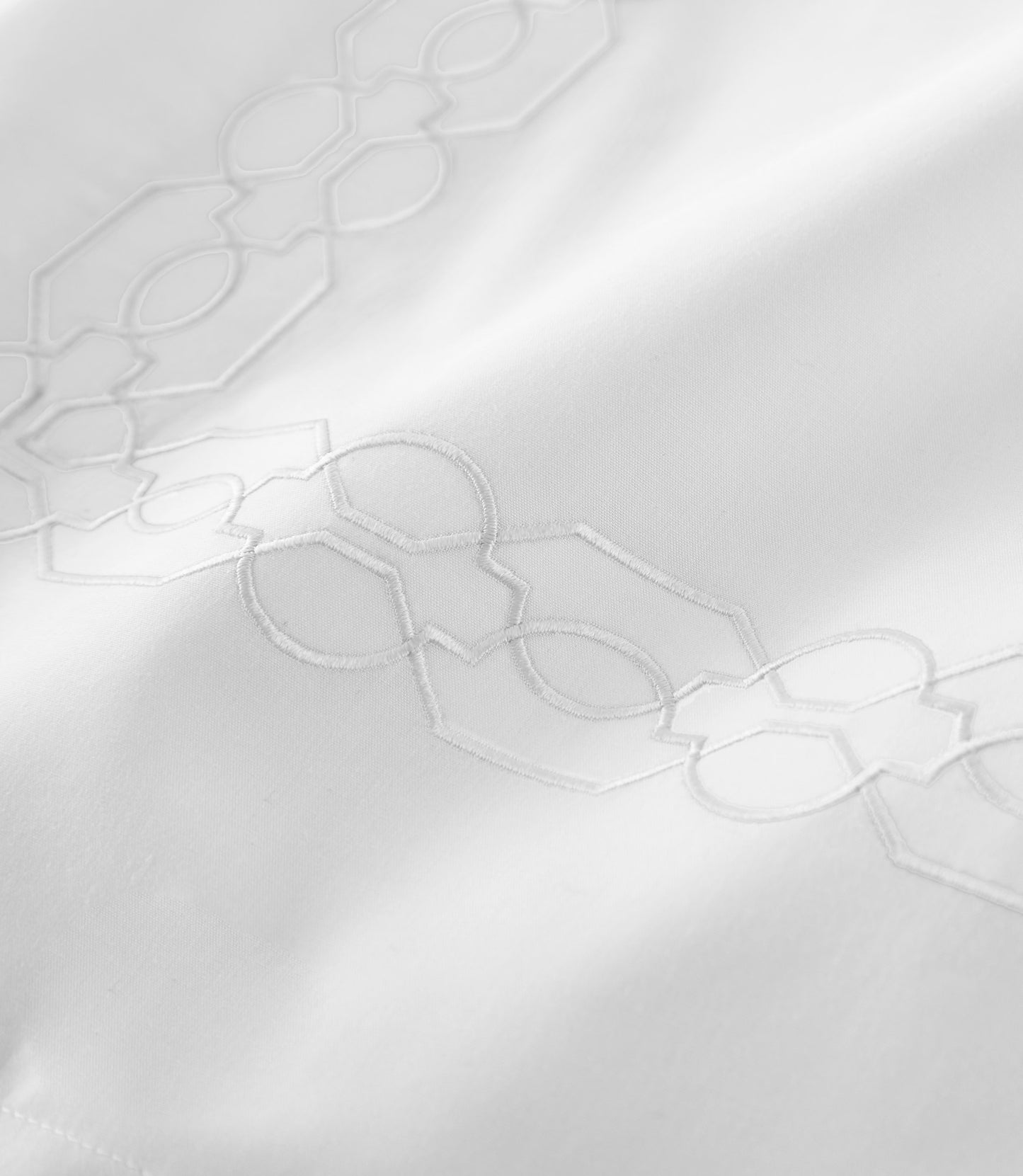 Detail of Filigree embroidery White