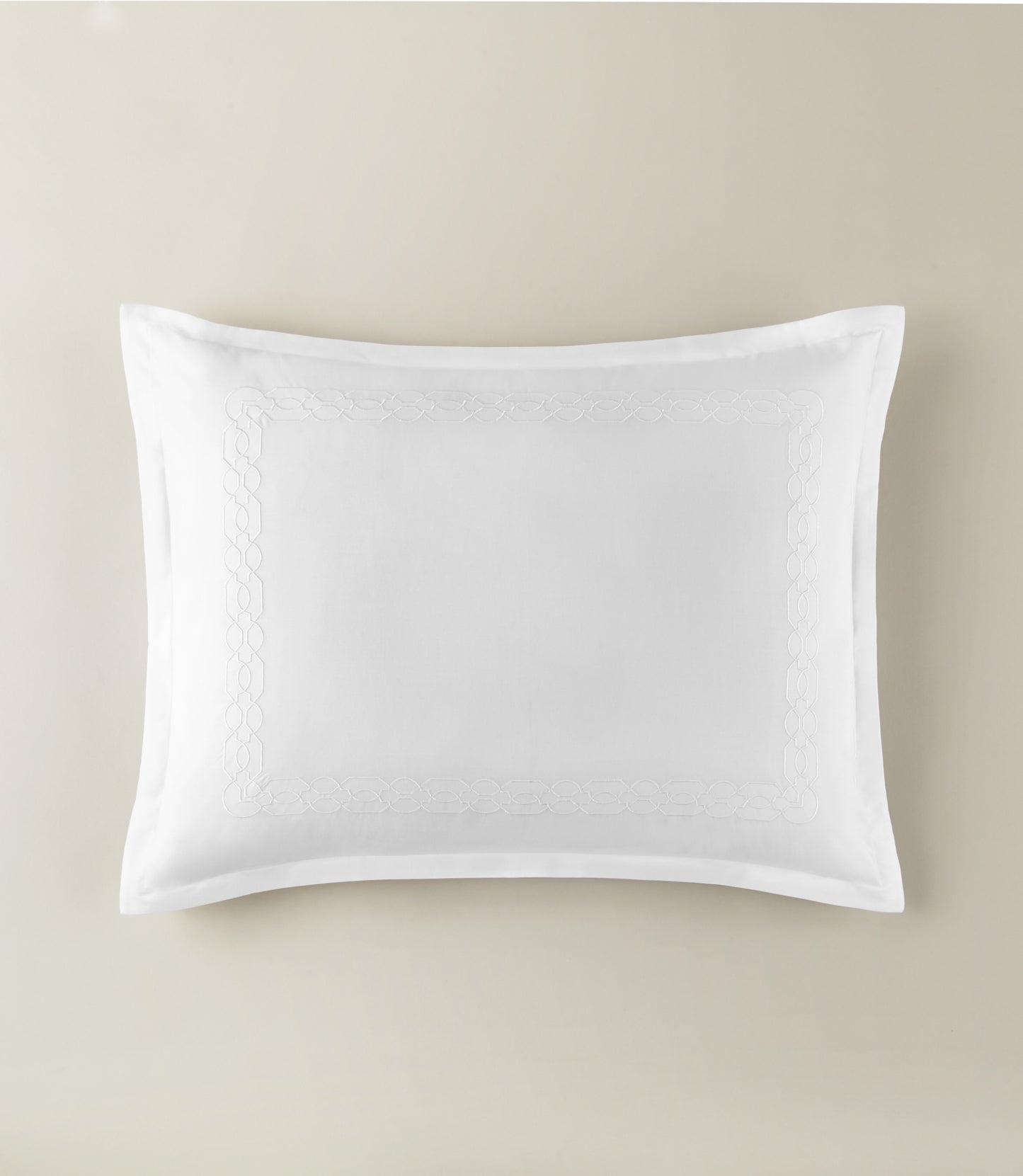 Filigree Sham Silo White