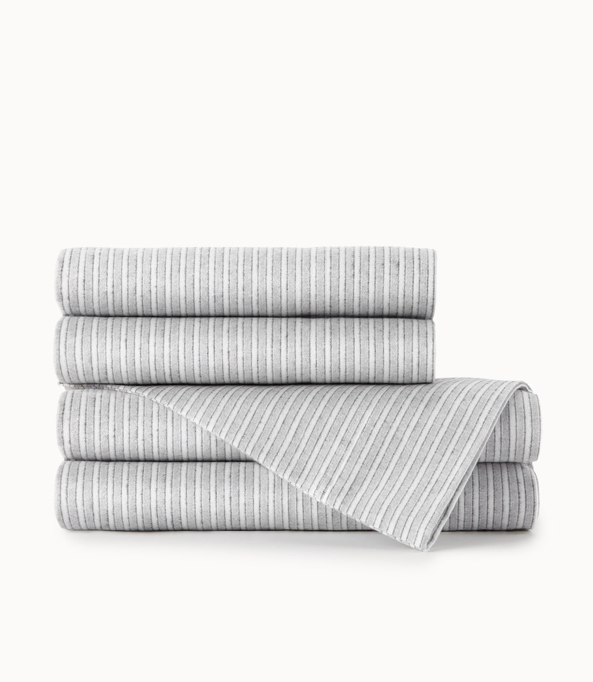 Welsh Sheet Set Striped Grey