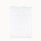 Harmony Embroidered Scallop Sateen Flat Sheet Sky 6