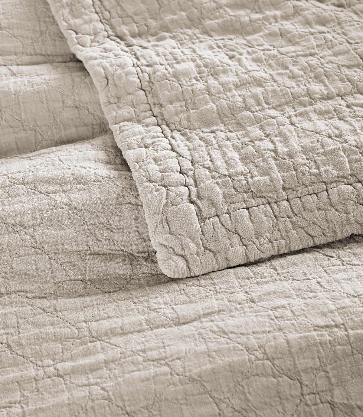 Heritage Coverlet Natural Detail
