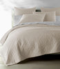Heritage Natural Coverlet and Natural Sham on Display Bed