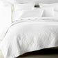 Heritage Stonewashed Coverlet and Sham lifestyle 1, White
