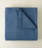 Heritage Linen Coverlet, Navy