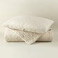 Heritage Linen Coverlet and Sham, Natural