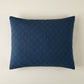 Heritage Stonewashed Linen Sham, Navy