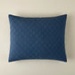 Heritage Stonewashed Linen Sham, Navy