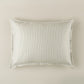 Highgrove Sham Striped, Moss