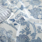 Close up of Highgrove Toile Reversible Duvet Set duvet ties, Highgrove Wedgewood