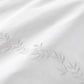 Detail of Ivy embroidery, White
