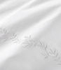 Detail of Ivy embroidery, White