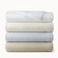 Juliet Matelassé Coverlet Multi Stack, White Pearl Barely Blue Linen