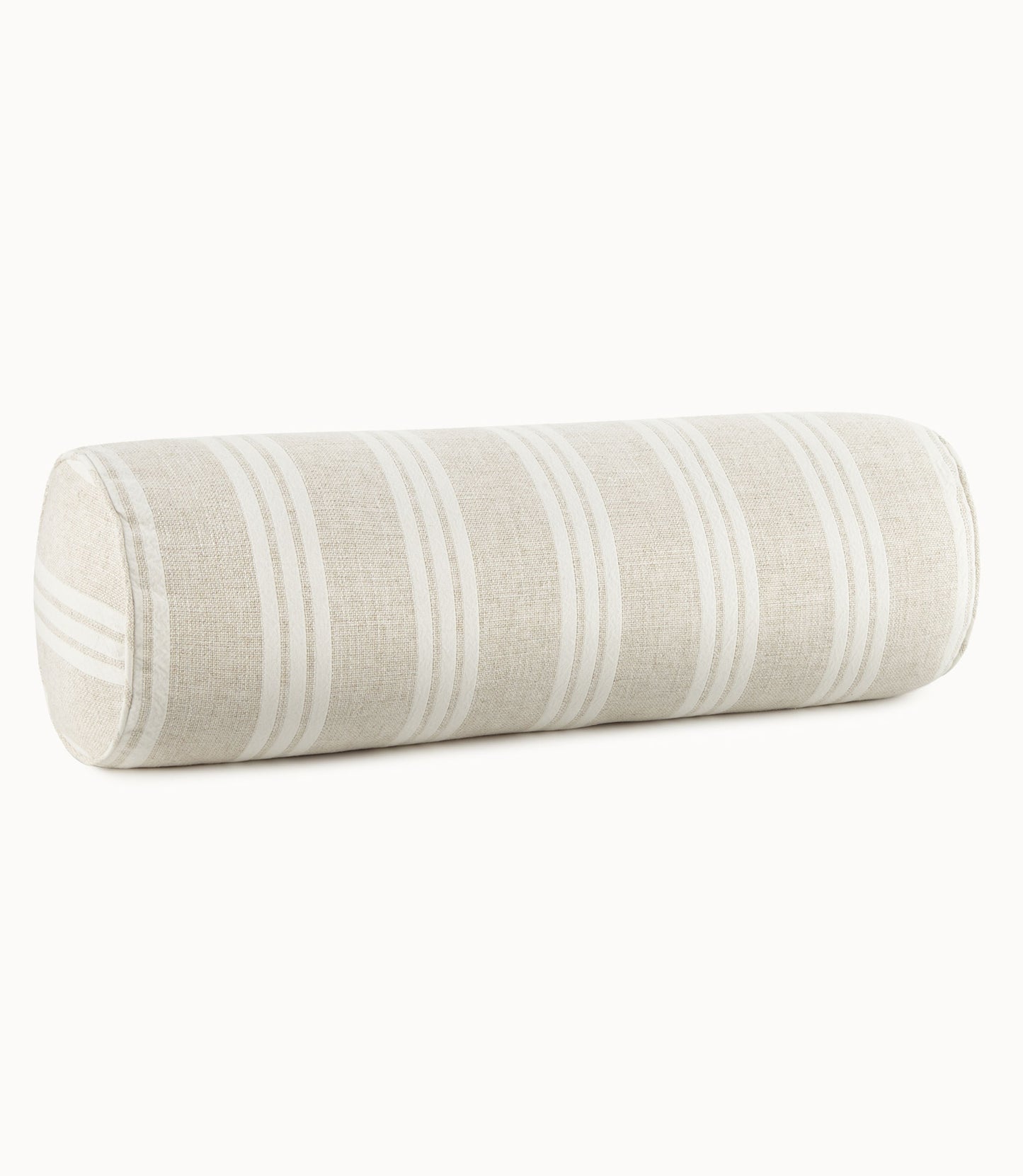 Lennox Striped Bolster Decorative Pillow, Oatmeal