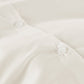Lyric Duvet Cover Button Closure Detail Ivory