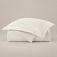 Mia Matelassé Coverlet and Sham, Pearl