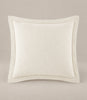 Mia Stonewashed Matelassé Euro Sham, Pearl