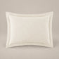 Mia Stonewashed Matelassé Sham, Pearl