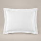 Mia Stonewashed Matelassé Sham, White