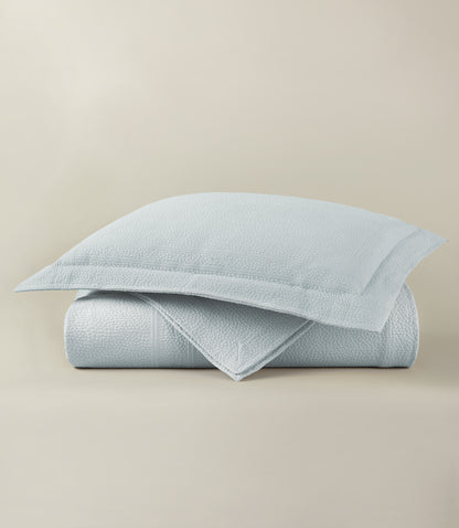 Montauk Matelassé Coverlet Mist