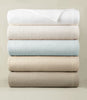 Montauk Matelassé Coverlet Multiple Colors White Pearl Mist Linen Platinum