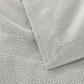 corner detail of montauk coverlet, Gray