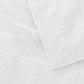 corner detail of Montauk coverlet, White