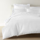 Montauk duvet cover on bed, White