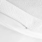 bottom zipper closure on Montauk duvet cover, White