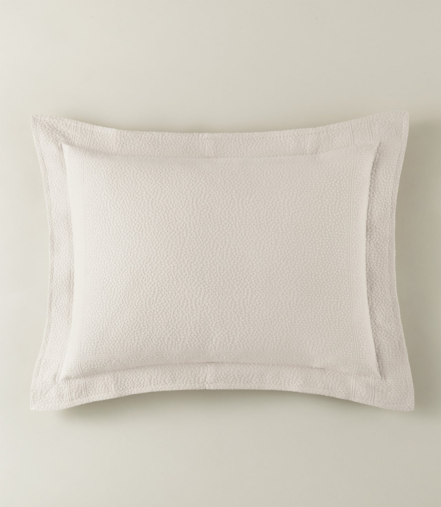 Montauk Matelasse Sham Pearl