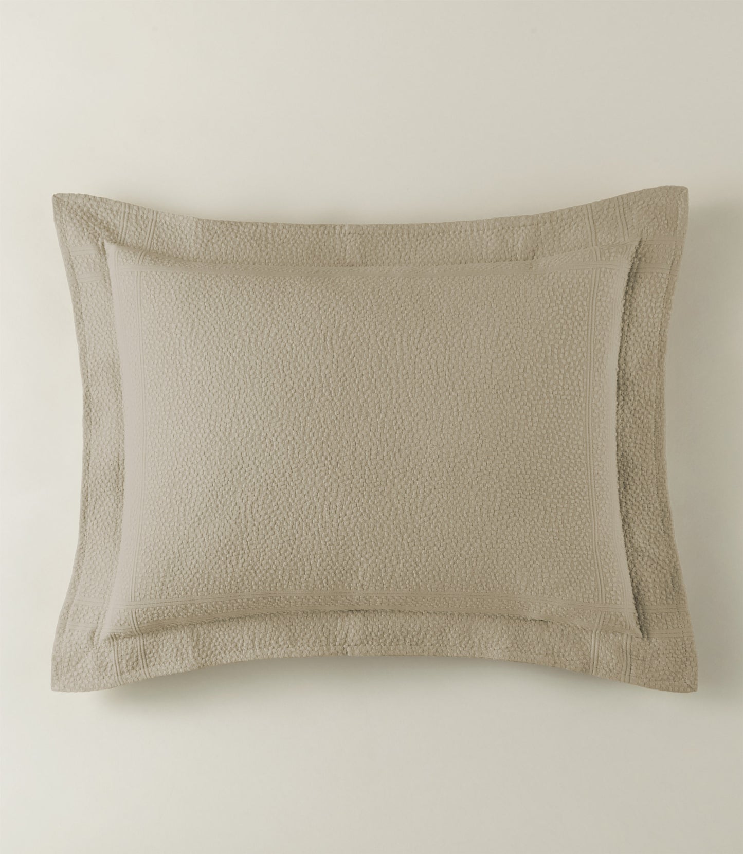 Montauk Matelasse Sham Platinum
