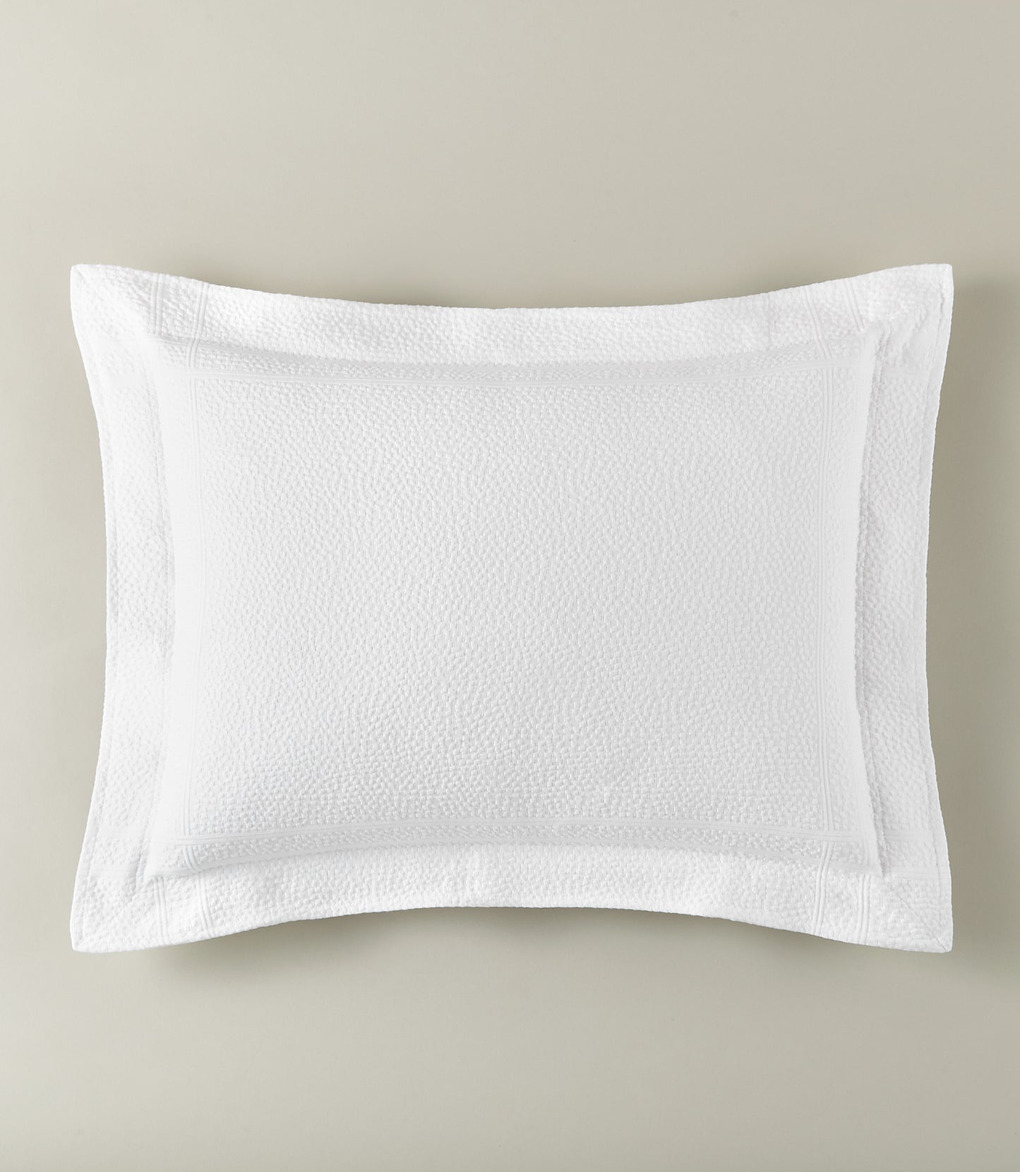 Montauk Matelasse Sham White
