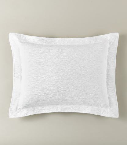 Montauk Matelasse Sham White