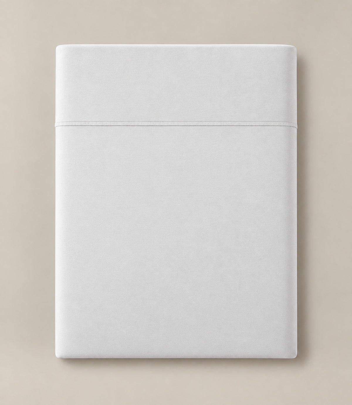 Nile Egyptian Cotton Flat Sheet, Light Gray