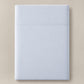 Nile Egyptian Cotton Flat Sheet, Misty Blue