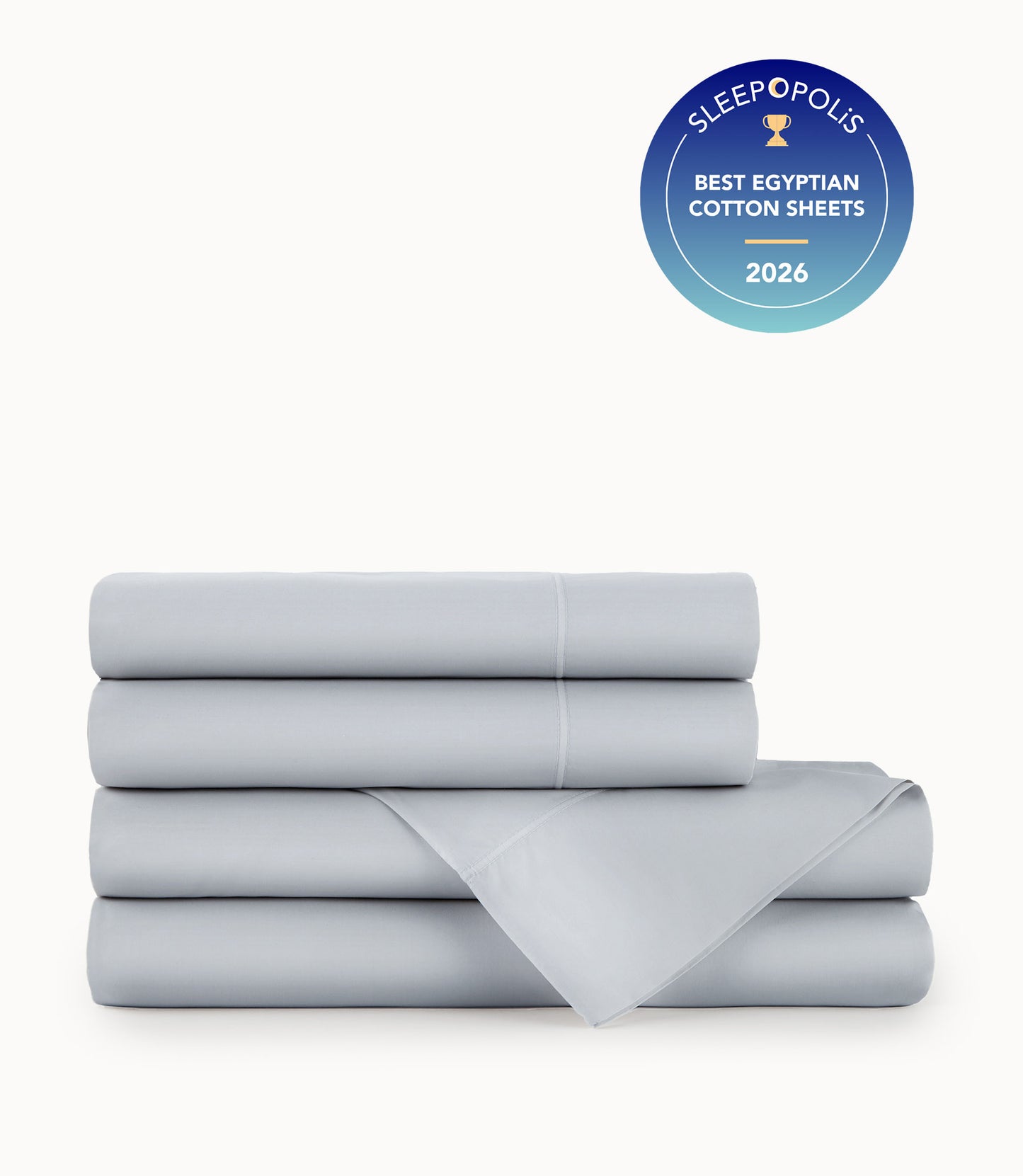 Nile Egyptian Cotton Sheet Set, Misty Blue