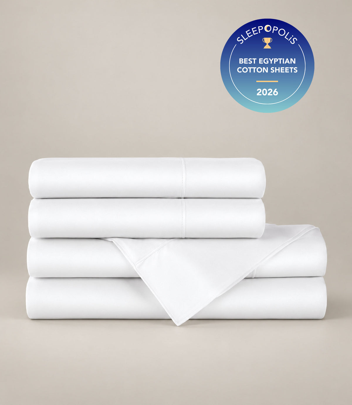 Nile Egyptian Cotton Sheet Set, White