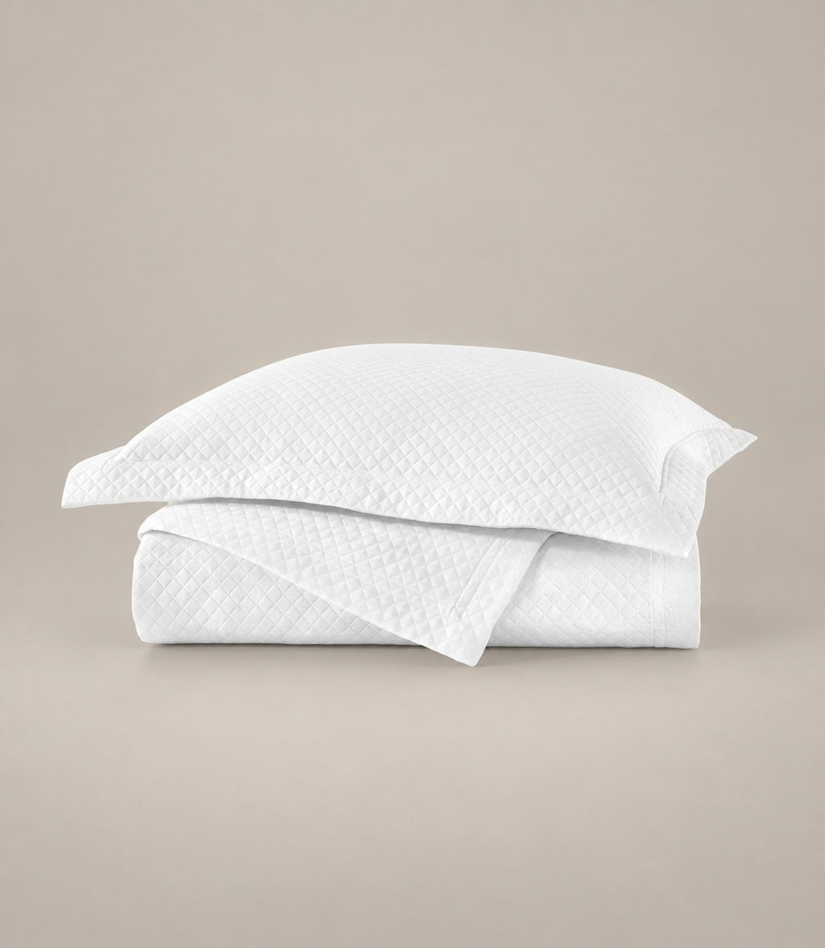 Oxford Matelassé Coverlet, White