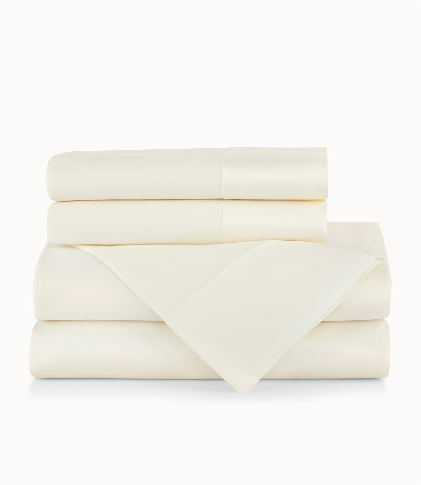Simply S45 Sheet Set Ivory Stack 1