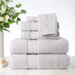 Plush Turkish Towel Set, Fog