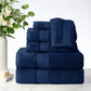 Plush Turkish Towel Set, Navy