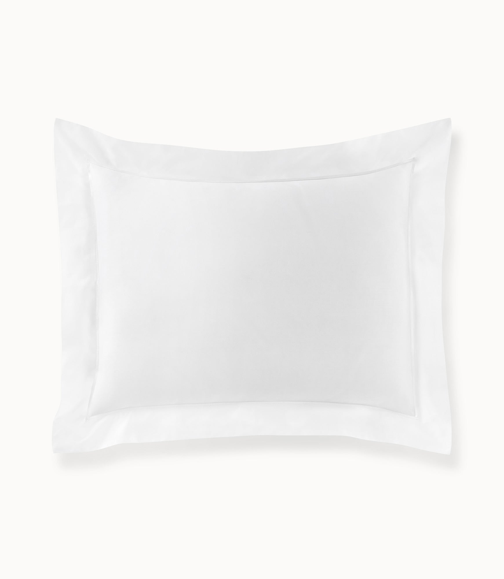 Soprano Sateen Pillow Sham, White