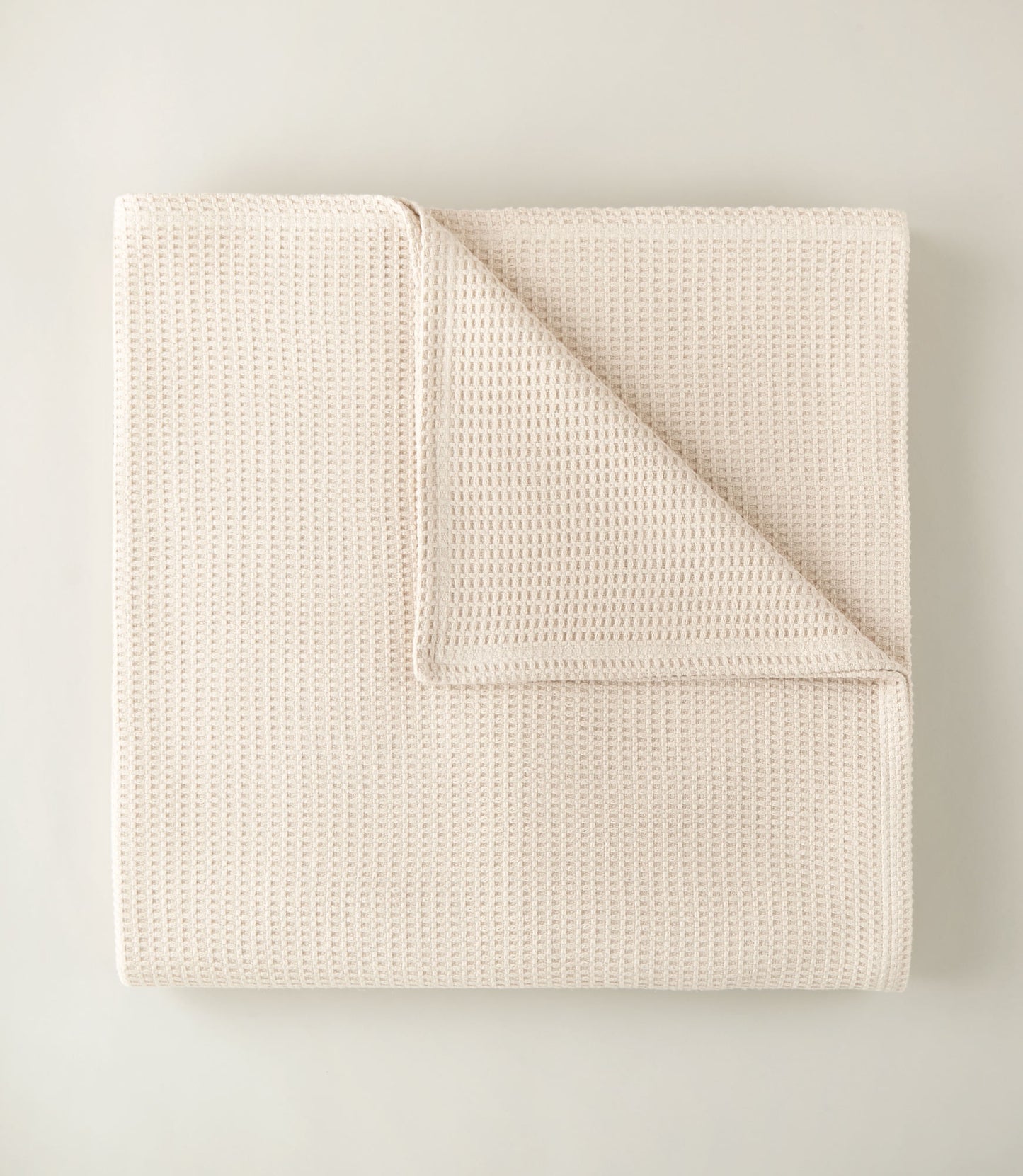 Riviera Waffle Weave Blanket Linen