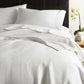 Riviera Waffle Weave Blanket lifestyle White color