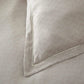 Detail of Savoy Jacquard Sham, Platinum