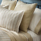 striped sham on neutral bed, Shelby Stripe